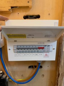 new consumer unit top floor flat