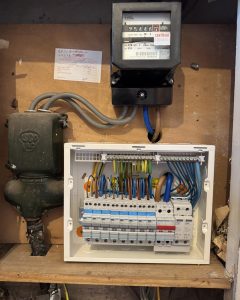 new consumer unit after a rewire in Ayrshire